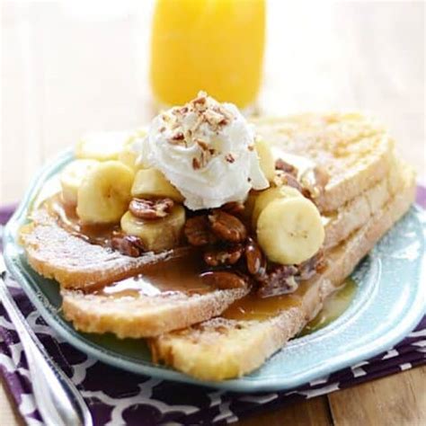 Bananas Foster French Toast Recipe Something Swanky