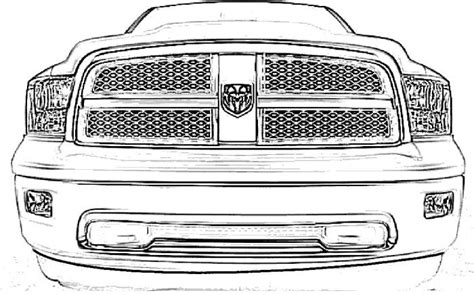 Coloring pictures of usa 4x4, rims, wheels, truck accessories. Dodge Ram Coloring Page | Teacher Stuff | Pinterest ...