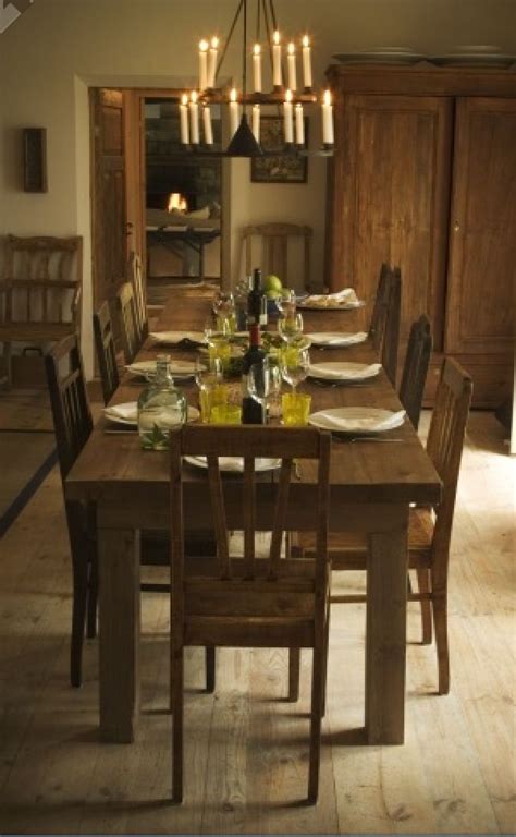 Living room, bedroom, dining room, patio and garden, kitchen Love love love the farmhouse table and mismatched chairs ...