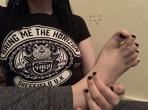 Goth Girl Toes All Of My Polish Matches I Wish I Had Black Pants On Then It Would Be All