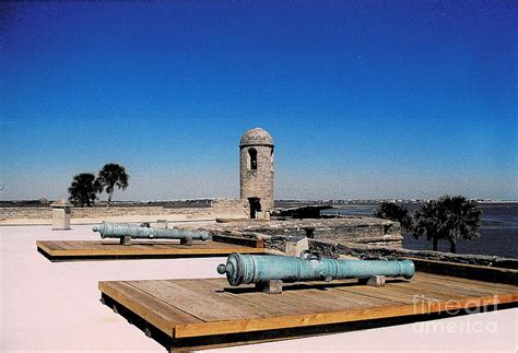 The Cannons At St Marcos Castle St Augustine Photograph By Dora