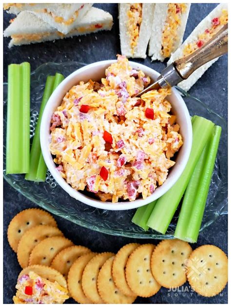 Classic Southern Pimento Cheese Recipe Julias Simply Southern