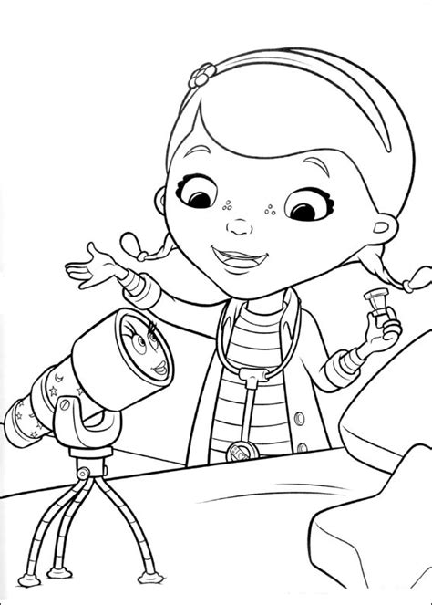 Push pack to pdf button and download pdf coloring book for free. Doc Mcstuffins Coloring Pages to download and print for free