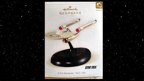 Hallmark Keepsake Star Trek Christmas Ornament Uss Enterprise 40th