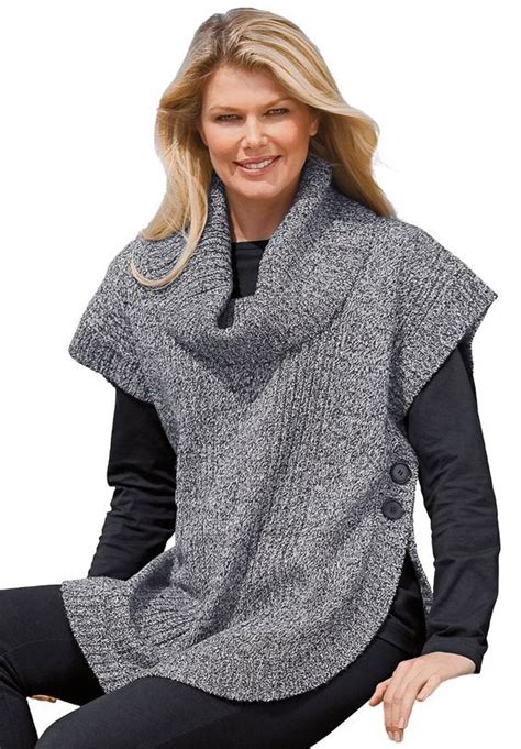 Our Ultracomfortable Cowl Neck Plus Size Sweater Is A Fantastic Piece For Layering In Winter As