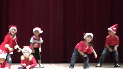 Jingle Bells Christmas Dance Song In Chomels Preschool Concert 2012