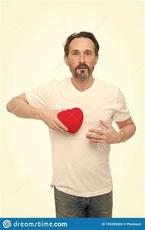 Heart Attribute Of Valentine Heart T Present Greeting From Sincere Heart Man Bearded