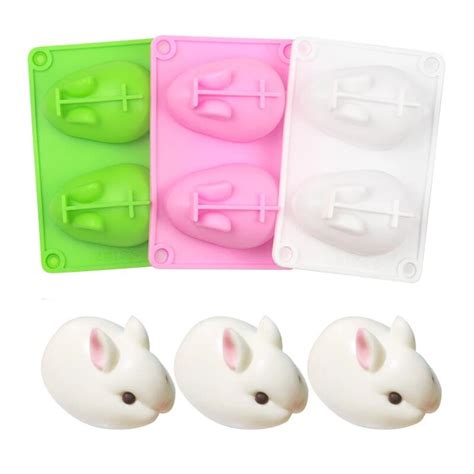1pcs Rabbit Easter Easter Silicone Molds For Baking Dessert Mousse New