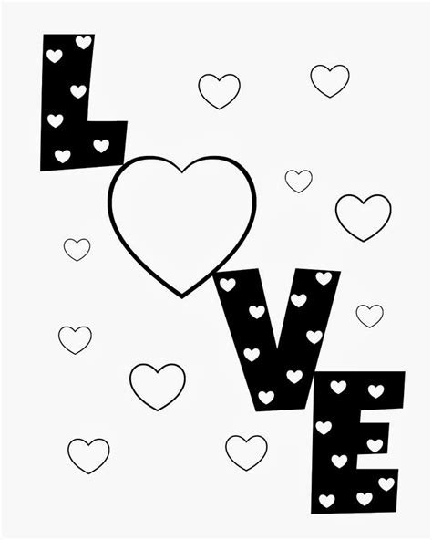 Sweet Silly Sara Love Coloring Page