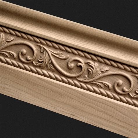Exclusive Wooden Baseboard Moulding Classic Wooden Skirting Board