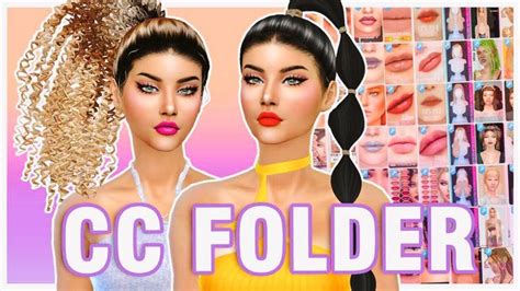 Skin Makeup Hair Cc Finds 💋 Female Cc Folder L Sims 4 Mods Pack