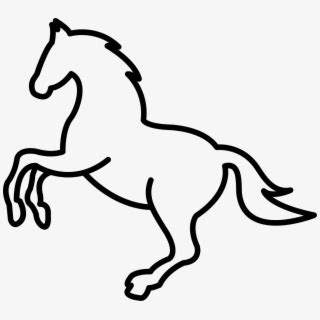 Find high quality horse clipart outline, all png clipart images with transparent backgroud can be download for free! Mustang Logo Drawing Easy - Jumping Horse Outline ...