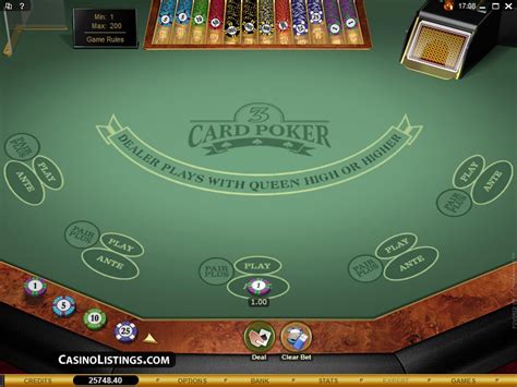 We did not find results for: Free 3 Card Poker Gold game | Casino Listings free games