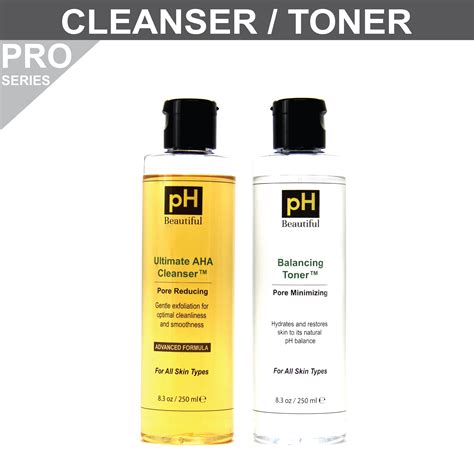 Ultimate Aha Cleansertoner Pair With 2 Glycolic Acid Larger Size