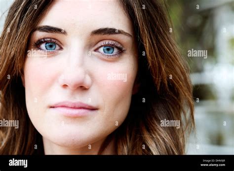 Blue Eyes Woman Close Up Hi Res Stock Photography And Images Alamy