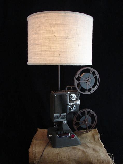 Upcycled Kodak 16mm Projector Lamp