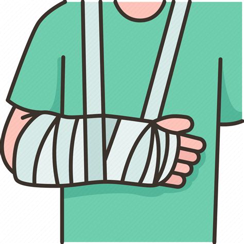 Arm Broken Wrist Fracture Cast Icon Download On Iconfinder