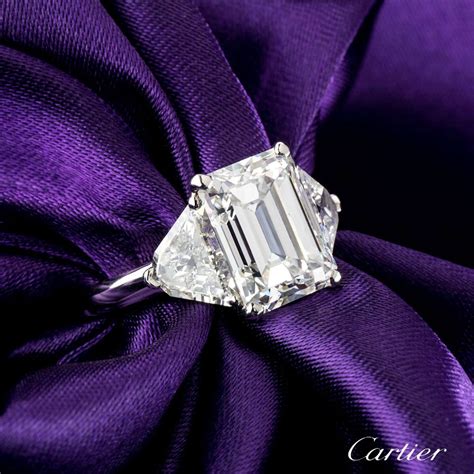Suri Furrow Aisle Emerald Diamond Ring Cartier Saw Etna Feud