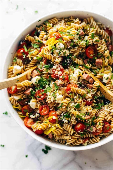 The Best Easy Italian Pasta Salad Recipe Pinch Of Yum