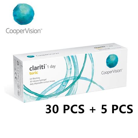 Cooper Vision Clariti Day Toric Silicone Hydrogel Daily Disposable