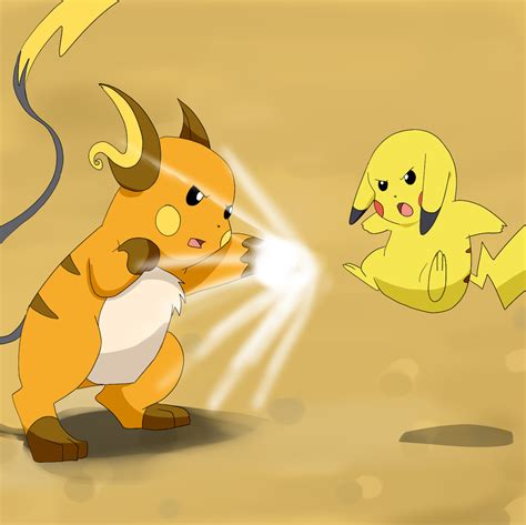 Raichu Vs Pikachu By Riadorana On Deviantart