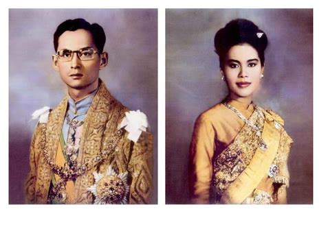 His Majesty King Bhumibol Adulyadej And Her Majesty Queen Sirikit Of The Kingdom Of Thailand
