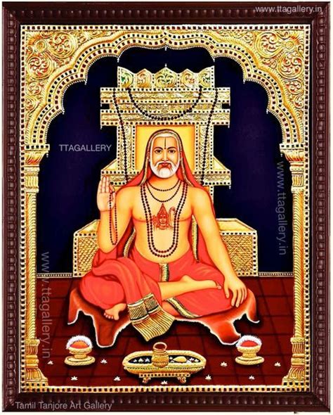 Sri Raghavendra Swamy Tanjore Painting Tanjore Painting Painting