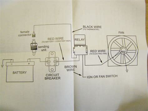 Wireing Diagrams For A Car Radiator Fan 12 V Dc