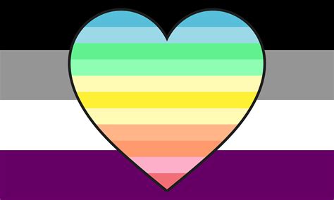 Asexual Quintromantic Combo Flag By Pride Flags On Deviantart