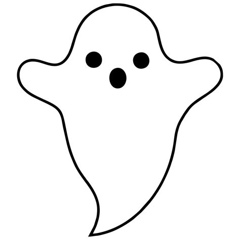 Free Ghost Template Printable
