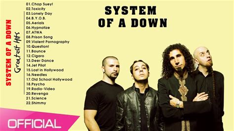 System Of A Down Greatest Hits Best Songs Of System Of A Down Youtube