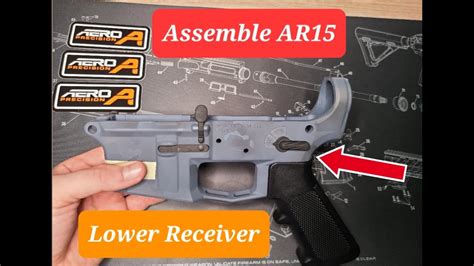 How To Assemble Ar Lower Aero Precision Lower And Parts Kit Youtube
