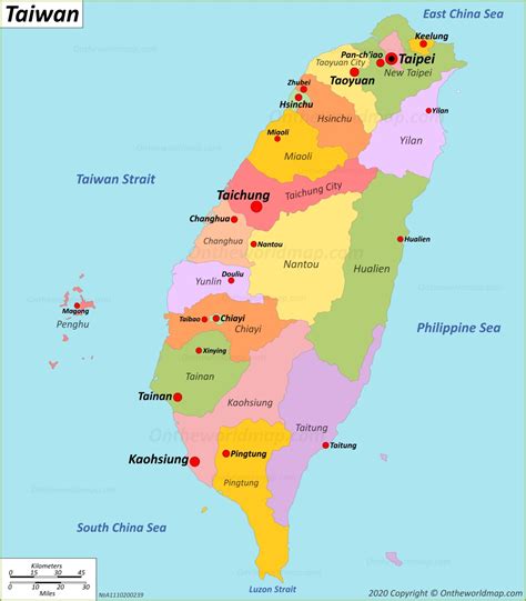 Taiwan Map Maps Of Taiwan Republic Of China