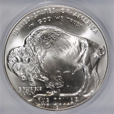 2001 D American Buffalo Commemorative Dollar Icg Ms 70