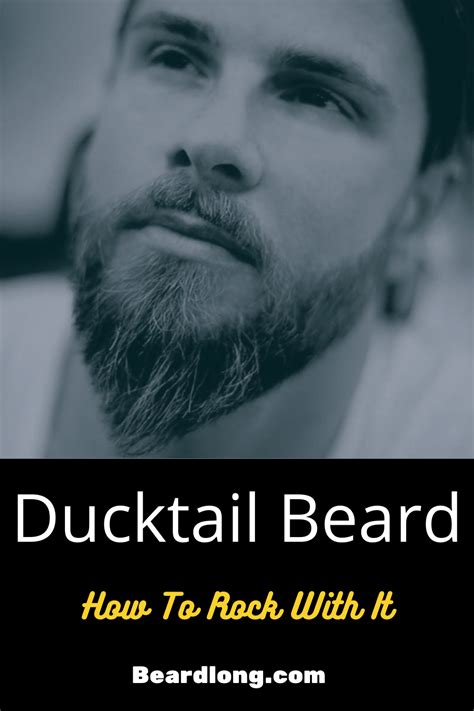 Ducktail Beard Step By Step How To Rock With It Ducktail Beard