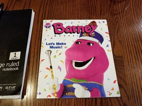 Barney Magazine Lets Make Music Special 1996 Let It Be How To Make