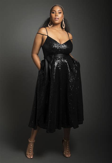 a line sequin tea length dress black z by zevarra tea length dresses dresses plus size