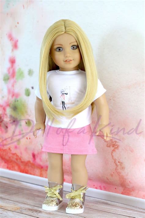 American Girl Doll Wig Golden Classic Natural Wig Fit Most Etsy