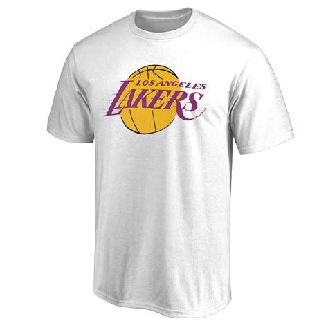 Los Angeles Lakers White Primary Logo T Shirt