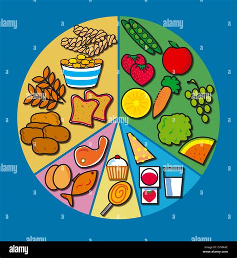Balanced Diet Stock Photo Alamy