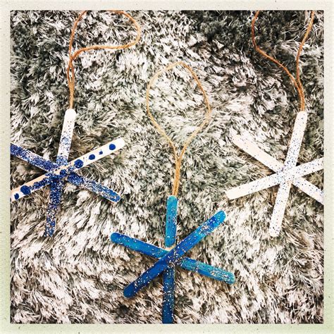 Simple Snowflake Ornaments For Kids Daisies And Pie