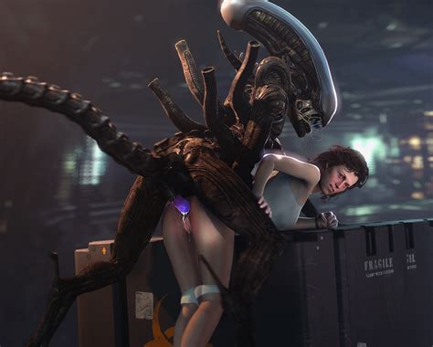 Post Alien Blaster Artist Ellen Ripley Sigourney Weaver Fakes The
