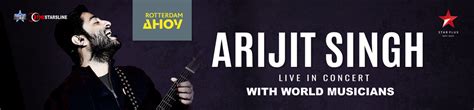 Ticketpoint Arijit Singh Live In Concert 2018 Rotterdam Ahoy Tickets