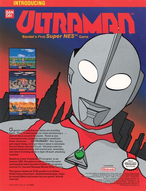 This 1990 release is a thrilling action adventure by an australian team. Ultraman: Towards the Future/Video Game | Ultraman Wiki ...