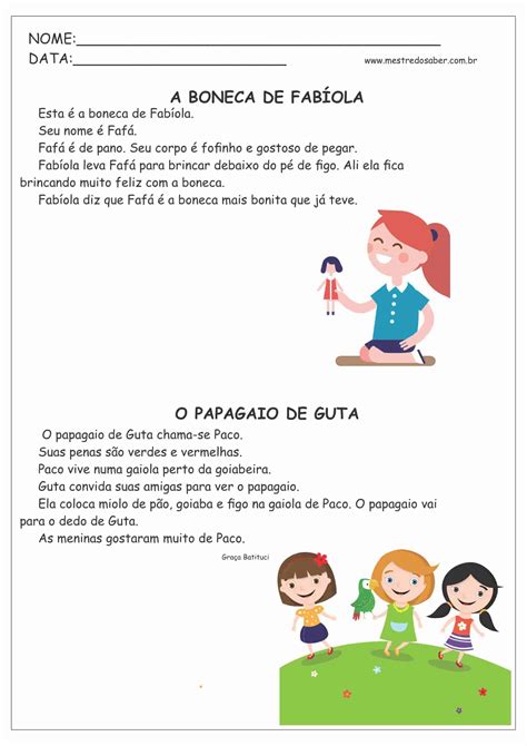 Pequenos Textos Para 4 Ano