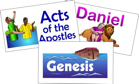 Books Of The Bible Flashcards Large Printable Download