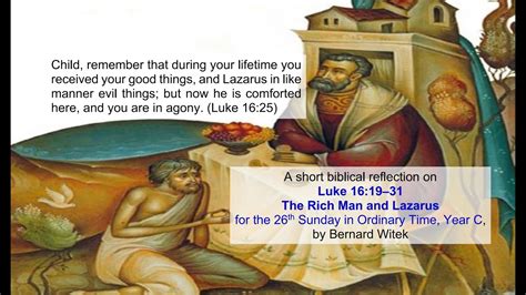 Luke 1619 31 The Rich Man And Lazarus Youtube