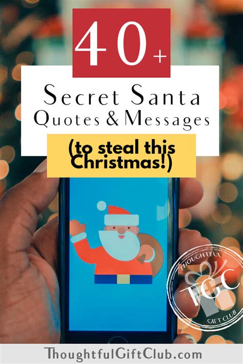 40 Secret Santa Quotes And Messages To Steal This Christmas