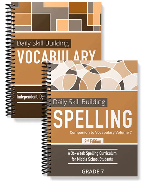Daily Skill Building Vocabulary And Spelling Grade 7 Bundle