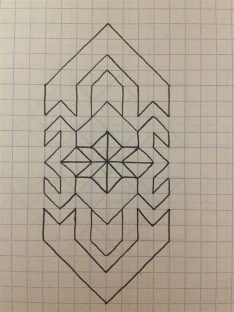Easy Designs To Draw On Graph Paper